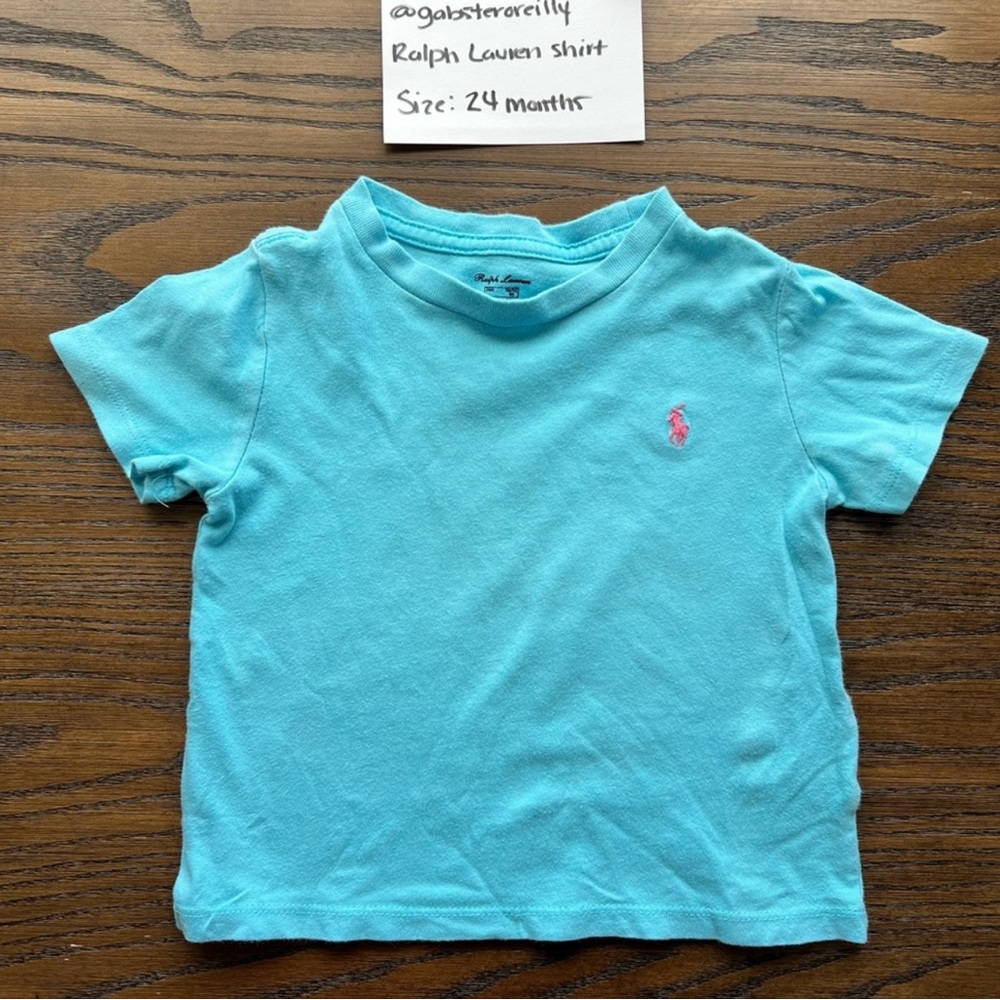 Ralph Lauren Blue Short Sleeve Tee